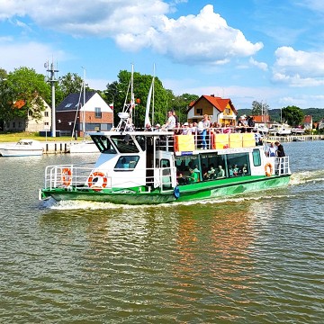 Tramwaj wodny linia S2 KRYNICA PIASKI - FROMBORK  M/S GEN. KUTRZEBA