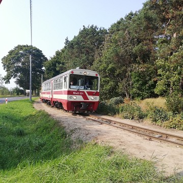Żuławska Kolej Dojazdowa - przystanek JANTAR PORT