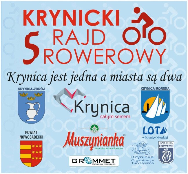 V Krynicki Rajd Rowerowy   - zapraszamy na start