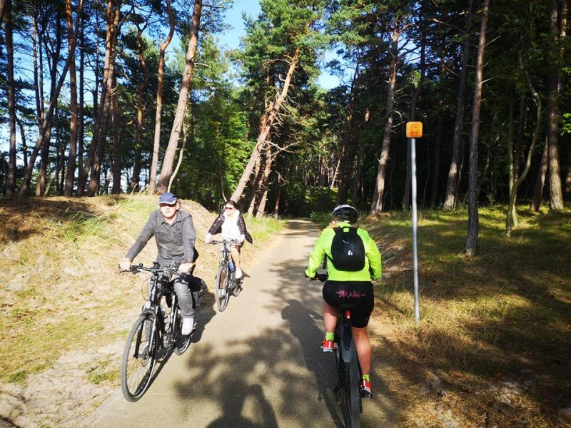 Szlak rowerowy R10 na Mierzei Wiślanej