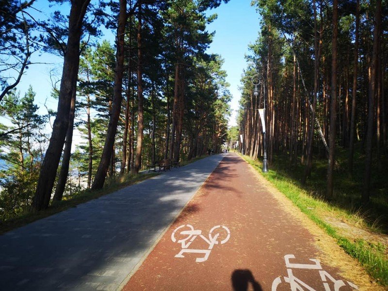 Szlak rowerowy R10 na Mierzei Wiślanej