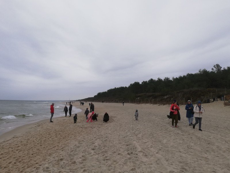 W listopadowy długi weekend licznie odwiedziliście Mierzeję Wiślaną