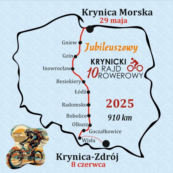 Startujemy! Krynicki Rajd Rowerowy