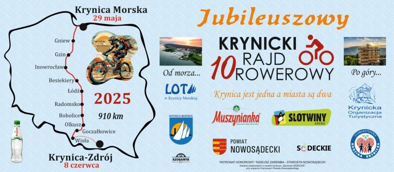 Startujemy! Krynicki Rajd Rowerowy