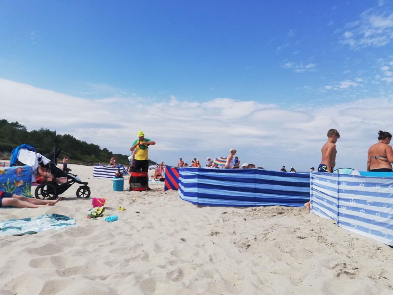 Bezpieczna Autostrada w sobotę w Krynicy na plaży