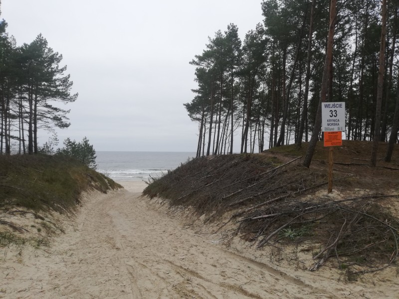 Galeria handlowa pęka w szwach w black friday więc zapraszamy na Mierzeję Wiślaną gdzie na plaży ludzi garstka
