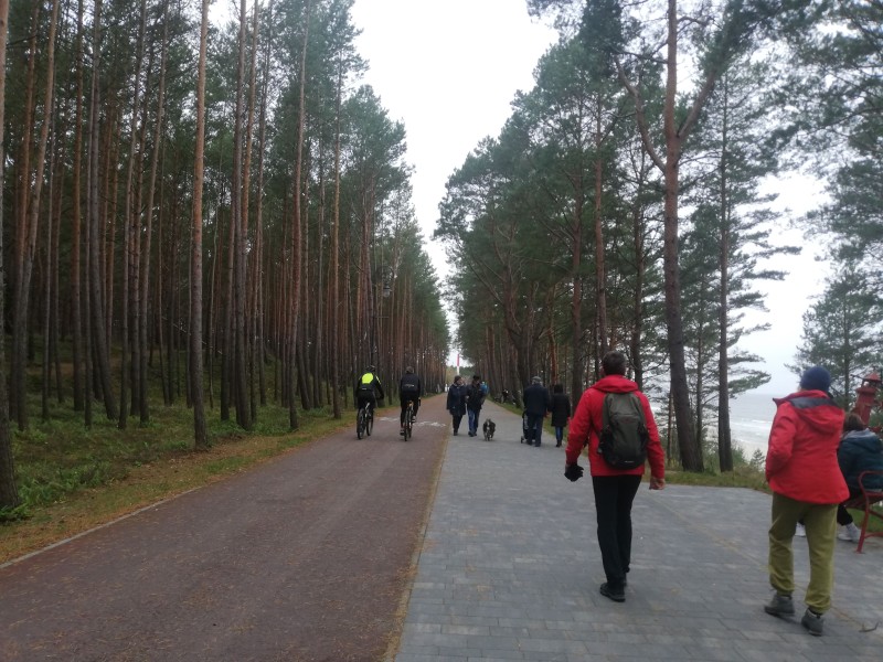 Galeria handlowa pęka w szwach w black friday więc zapraszamy na Mierzeję Wiślaną gdzie na plaży ludzi garstka