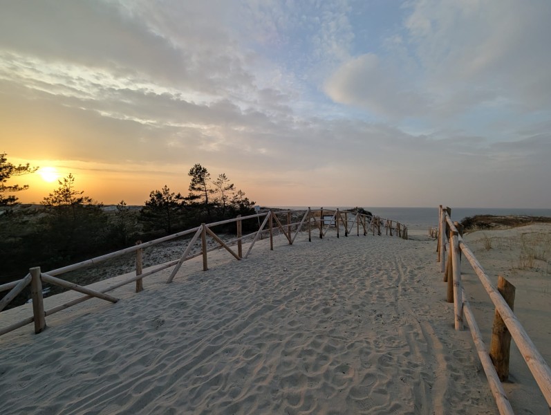 Cisza, pusta plaża i przepiękna natura. Zobacz jak pięknie w marcu na plaży.