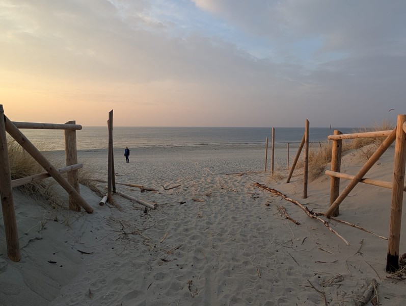 Cisza, pusta plaża i przepiękna natura. Zobacz jak pięknie w marcu na plaży.