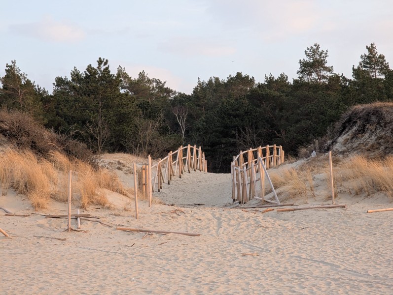 Cisza, pusta plaża i przepiękna natura. Zobacz jak pięknie w marcu na plaży.