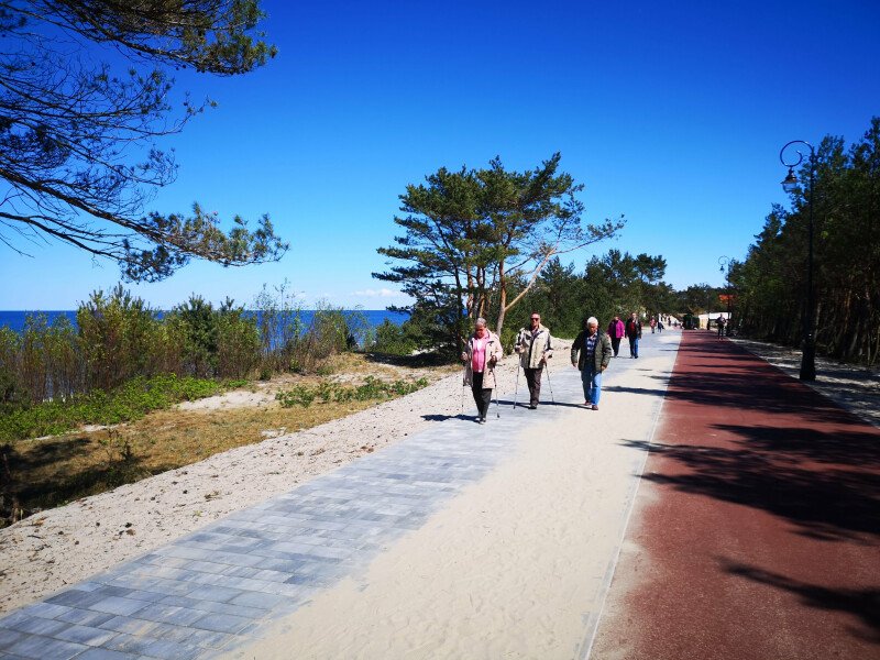 Nadmorska promenada w Krynicy Morskiej już otwarta! 